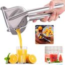 Stainless Steel Manual Juicer Hand Lemon Juice Squeezer Fruit Press Extractor AU