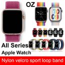 For Apple Watch Nylon Sports Band Strap Series 7 6 5 4 3 2 SE 38/40/41/42/44/45