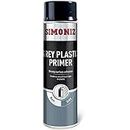 Simoniz Grey Plastic Primer Spray Paint, Car Primer Spray Paint For All Plastic Surfaces, Perfect Pre-treatment For Colour Coats, Smooth Spray Primer For Ideal Finish, Grey Plastic Primer, 500ml