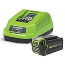 Greenworks 40V 4Ah Battery and Fast Charger Kit