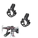 Kbrotech Bicycle Light Torch Flashlight Holder Clip Mount Bracket for Road Bike Cycling Part Adjusted Compatible with Gopro Camera Mount Holder Adapter(2PCS)