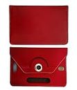 Fastway Rotating 360° Leather Flip Case for Samsung Galaxy Tab E 8.0-Red