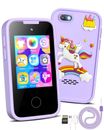 Kids Smart Phone Unicorns Gifts for Girls 6-8 Year Old Touchscreen Toy Cell