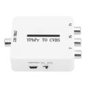 Video Converter Mini YPbPr To CVBS Video Adapter For Projectors Monito QCS