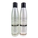 LUTTMANN® Synthetic Hair Care Wig Shampoo & Balm Set di cura da 200 ml ciascuno - pulizia delicata per capelli sintetici - specialmente per parrucchini e parrucche