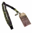 Suicide Squad Skulls D/S Lanyard Keychain ID Holder With Joker Charm and Sticker