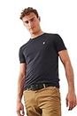 Teddy Smith, T-Taho MC, Tee-Shirt pour Homme, Casual, Bleu, Taille M