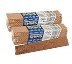 Nelson Wood Shims, 8-inch Composite Bundle 2 Pack (Total 24 shims), Durable and Waterproof Shims, Perfect for Decks, Windows, Toilets, Outdoor and Indoor Leveling