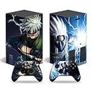 Boorsed Vinyl Skin Decal Stickers for Xbox Series X Console Skin, Anime Protector Wrap Cover Protective Faceplate Full Set Console Compatible with Xbox Series X Controller Skins (NAR uto[4247])