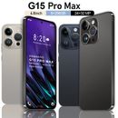 G15 Pro Max Android Smartphone Unlocked Cell Phone 256GB Android 12 5800mAh