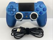 Controlador inalámbrico para juegos Scuf PS4 Infinity 4PS azul negro texturizado - funciona