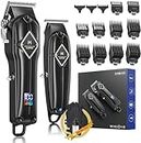 Limural PRO Hair Clippers for Men - Complete Barber Kits for Professional Stylist, Cordless Mens Grooming Kits with 13 Premium Guards, Ideal Gift for Men