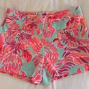 Lilly Pulitzer Shorts | Lilly Pulitzer Alycia Shorts Love Birds Print In Poolside Blue | Color: Blue | Size: 4