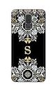 PRINTFIDAA Name II Initial II Letter Floral Pattern Alphabet S Printed Designer Hard Back Case Cover for Samsung Galaxy A6 Plus (2018) (6.0") / Samsung J8 (2018), J810F / DS -(SD) SLC1002