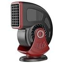 ABOOFAN Portable Car Heater Windshield Defogger Defroster 12v Car Heater Fan 2 in 1 Car Heating Cooling Fan Car Supply