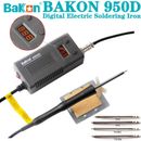 75W BAKON 950D Solder Iron  Portable Electronic SMD Soldering Station + T13 Tips