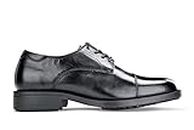 Shoes for Crews Dress Shoes for Men, Men’s Oxfords, Zapatos De Vestir para Hombre, Slip Resistant, Safety, Brown or Black, Black (Senator), 8