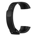VEROX Adjustable Band Compatible with Mi Band 4c and Redmi Watch Band Soft Silicone Band Strap- Black (Not Compatible with Redmi Smart Band Pro)