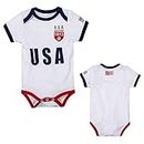 Cnins Baby Boy Football Outfit USA Soccer Baby Onesie & Newborn US Soccer Jersey for Photoshoot (CN-USBB,0-3M)