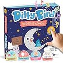 Ditty Bird Bedtime Songs: Mi Primer Libro de Sonido Interactivo con 6 Canciones para Aprender inglés Mientras te diviertes. Juguete Educativo bebés y niños a Partir de 1 año.