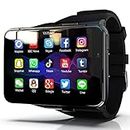 JinKeHong Smart Watch Phone,GPS Smartwatch Android con quadrante staccabile e scheda SIM indipendente,chat video disponibile,doppia fotocamera Bluetooth,per studentessa ragazzo (4 gb + 64 gb)