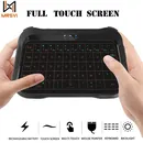 T18 mini drahtlose Tastatur voller Touchscreen 2 4 GHz Air Mouse Touchpad Handheld Hintergrund