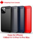 For iPhone 13/13Pro/13Mini/13Pro Max - Shockproof Carbon Fiber Soft TPU Case