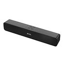 LAPCARE Musi Bar 16W Bluetooth Speaker 5.3 Soundbar with Robust Bass, 52mm Drivers|Stereo Sound | Upto 10 Hrs Playtime Multiple Connectivity (Black)