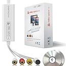 DIGITNOW! Carte de Capture vidéo USB 2.0, convertisseur VHS VCR TV vers DVD, Prise en Charge de Mac OS X PC Windows 7 8 10