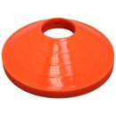 (12) Bright Soccer Field Marking Coaching Orange Disc Cones Sports Training