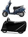 WAKLANE Waterproof Scooty Body Cover Compatible with Activa 6G Dust Proof Cover Protects from Rain and Sunlight Uv Proof | Black