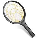mafiti Electric Fly Swatter Fly Killer Bug Zapper Racket for Indoor and Outdoor 2AA Batteries not Included (1, Yellow)