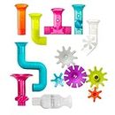 Boon Pipes Cogs Tubes Baby Bath Toy Bundle Bath Accessories for Babies and Toddlers Multicoloured Toddler Bath Toys for Boys and Girls Suitable for 1, 2, 3 & 4 Year Olds, Multi-Colour
