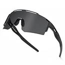 Polarized Cycling Sunglasses Double Wide Polarized Mirrored for Running Golf Fishing Hiking Baseball Running Glasses for Cycling Men Women (KD-C1)