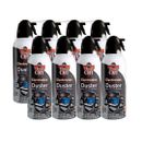 New Canned Air Falcon Dust-Off Compressed Computer Gas Duster 10 oz TOTAL 8 Pack