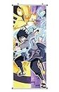 CosplayStudio Großes Naruto Rollbild | Kakemono aus Stoff | Poster 100x40cm | Bijuu Moodo | Motiv: Sasuke Uchiha