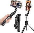 HOLD UP Gimbal Stabilizer for Smartphone Mobile Stabilizer Selfie Stick Tripod with Wireless Remote, 360° Automatic Rotation and Smart Gesture Switching, All Cell Phone