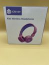 iClever Kids Wireless Headphones, Kopfhörer, Bluetooth, Ohraufliegend, Lila