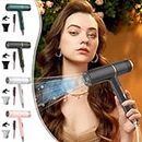 Hair Dryers High-Power, Electric Hair Dryers Travel Hair Dryers, Overheat and Power-Off Protection Portable Curly Hair Diffusers, Styling Tools and Appliances (Black)