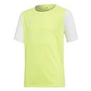 adidas Estro 19 Jersey Maillot Enfant Solar Yellow FR: XS (Taille Fabricant: 116)
