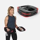 Les Mills™ Dual Purpose 11 lbs Ergonomic Free Weights for Women at Home Workout Equipment, Workout Weights Plates, Hand Weights for Women and Men for Total Body Workouts