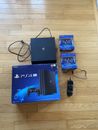 *NEW* SONY PS4 PRO 1TB - Jet Black - With x2 Controllers *NEVER USED - OPEN BOX*