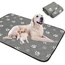 40"x 28" Non Slip Washable Pee Pads for Dogs,2 Pack Ultra-Absorbent and Leak-Proof Pet Training Pads,Dampproof Pet Pads for Dogs and Cats,Puppy Pads,Large Dog Pee Pad,Crate,Playpen,Bed,Sofa