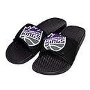 Sacramento Kings Mens Legacy Big Logo Sport Shower Slide Sandals (Medium) Black