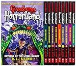 Goosebumps Horrorland Series Collection R L Stine 10 Books Set (Revenge Of The Living Dummy, Dreep From The Deep, Monster Blood For Breakfast, Haunted ... Say Cheese, Camp Slither, Strange Powers)
