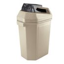 Commercial Zone Green Zone 30 Gallon Recycling bin Plastic in Brown | 33 H x 16 W x 22 D in | Wayfair 745102