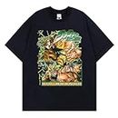 JoJo's Bizarre Adventure Unisex Print Casual T-Shirt Brando Dio Oversize T-Shirt Anime Fan Short Sleeve Männer und Frauen Sommer Tide Loose Top Tee