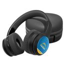 Los Angeles Chargers Stripe Design Wireless Bluetooth Headphones With Case