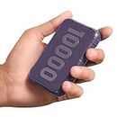 Ambrane 10000mAh Rugged, Slim & Compact Powerbank, 22.5W Fast Charging, USB & Type C Output, Power Delivery, Quick Charge for iPhone, Android & Other Devices (Force 10k, Purple)