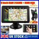 9inch Car Truck GPS Navigation Sat Nav 8GB Free UK+EU Lifetime Maps Touch Screen